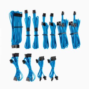 PSU - BLUE Premium Individually Sleeved DC Cable Pro Kit  Type 4 Generation 4