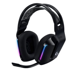 G733 Lightspeed Wireless RGB Gaming Headset Black USB  Frequency Response: 20 Hz-20 KHz - Detchable Cardioid Unidirectional Microphone