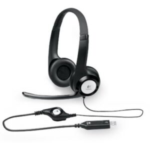 H390 USB Headset Adjustable USB 2 Years Noise cancelling mic In-line audio controls