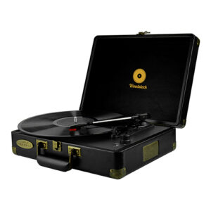 Woodstock Retro Turntable Player BLACK