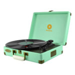 Woodstock Retro Turntable Player TIIFFANY BLUE