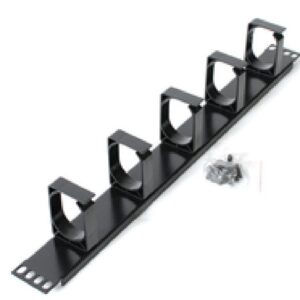 1U Rack Mount Cable Management Plastic Panel