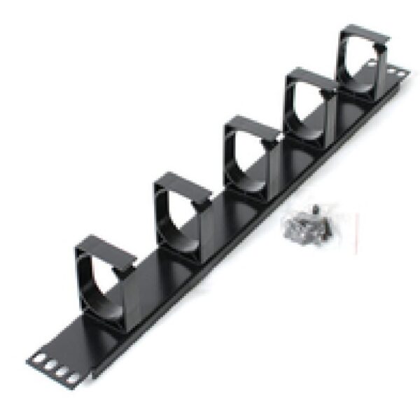 1U Rack Mount Cable Management Plastic Panel