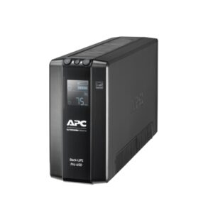 Back UPS Pro BR 650VA  6 Outlets  AVR  LCD Interface  High Performance Computer and Electronics UPS for Premium Power Protection