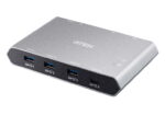 Sharing Switch Gen2 2x4 USB-C  2x PC  4x USB 3.2 Gen2 Ports (1x USB-C)  Power Passthrough  OSX & Windows Compatible  Plug and Play