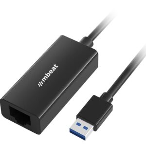 USB 3.0 Gigabit Etherent Adapter - Black