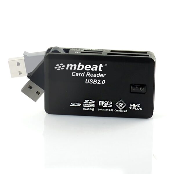 USB 20 All In One Card Reader - Supports SD/SDHC/CF/MS/XD/MicroSD /MicroSD HC /  M2 without adaptor