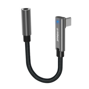 Elite USB-C to 3.5mm Audio Adapter - Add Headphone Audio Jack to USB-C Computers  Laptops  Notebooks  Tablets  Smartphones - Space Grey