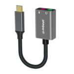 Elite USB-C to 3.5mm Audio and Microphone Adapter - Adds Headphone Audio and Microphone Jack to USB-C Computer  Tablet Smartphone Devices - Spa