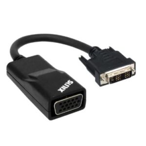 SUNIX DVI-D to VGA Adapter; compliant with VESA VSIS version 1  Rev.2; Output resolutions up to 1920x1200; HDTV resolutions up to 1080p