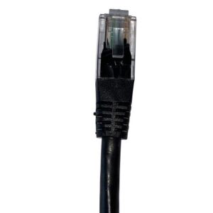 Cat6 24 AWG Patch Lead Black 1m