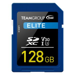 TEAMGROUP ELITE SDXC UHS-I U3 128GB High Speed Memory Card