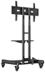 mobile TV Cart Black - AD-TVC-45 - Supports Up to 65"45kg - Adjustable height