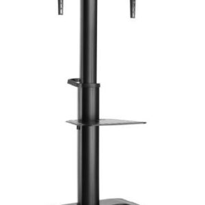 mobile TV Cart Black - AD-TVC-70A-B - Supports Up to 70" &amp 70kg - Adjustable height