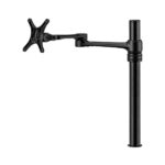 - 525mm long pole with 422mm articulated arm. Max load: 8kg  VESA 100x100 Black