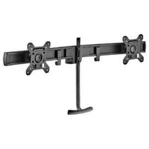 Dual Rail Crossbar - Blk - Load: 2-7kg per monitor