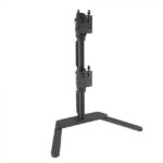 AWMS-2-BT75-FS Freestanding heavy duty dual vertical monitor mount