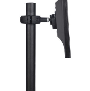 Spacedec Display Donut Pole 420mm Black - Single monitor or POS display mount - includes one QuickShift Donut