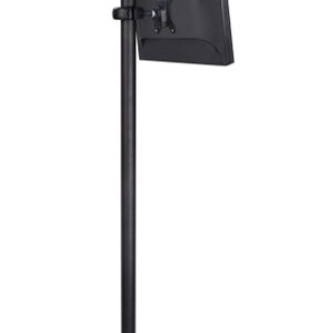 Spacedec Display Donut Pole 1150mm Black - Single monitor or POS display mount - includes one QuickShift Donut