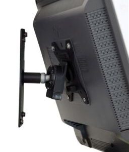 Spacedec Display Direct Wall Mount Black - Swivel mount. Max load 25kg. VESA 75x75 100x100