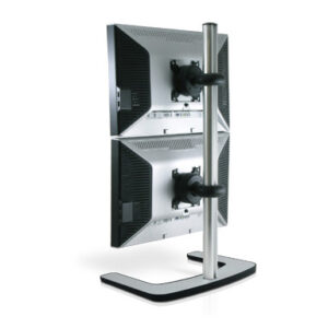 VFS-DV Freestanding Dual Stack Monitor Vertical Stand