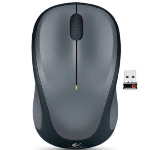 Wireless Mouse M235  3 Button  USB Receiver  Scroll Wheel  Colour: Colt Glossy  Black  1 AA battery pre-installed