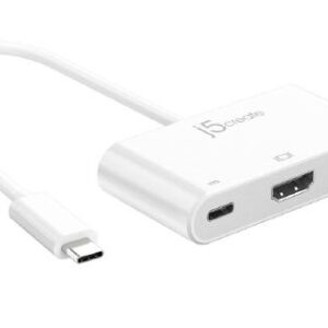 JCA379 USB-C TYPE-C to HDMI &amp USB 3.0 WITH POWER DELIVERY Adaptor Hub