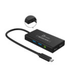 JVA01 Video Capture USB Hub - Designed to function as a USB hub and a UVC capture device - HDMI Capture with Power Delivery + USB-C Hub HDMI