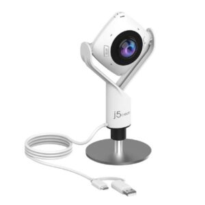 360 All Around Conference Webcam for Huddle Rooms - Full HD 1080p video playback @ 30 Hz Model: JVCU360