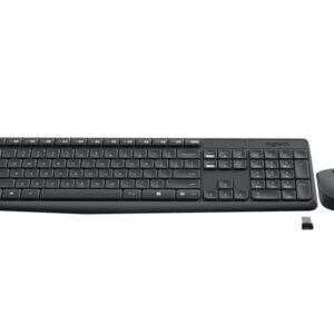 Wireless Keyboard &amp Mouse Combo  MK235  Black  USB Receiver  Full Size.