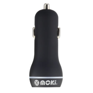 Dual USB Car Charger Black