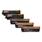 Compatible CE270B 650A Series Cart 322 Premium  Toner Set PLUS Extra Black