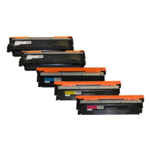 Compatible CE270B 650A Series Cart 322 Premium  Toner Set PLUS Extra Black