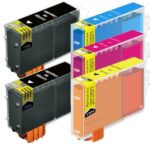 BCI-3 Black / Bci-3 Bci-6 Colours Compatible Inkjet Cartridge Set 5 Ink Cartridges