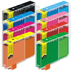 CLI-8 Compatible Inkjet Cartridge Set 8 Ink Cartridges