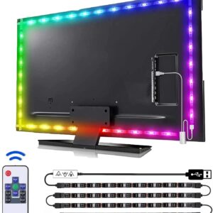 LED Strip Lights Rope Light for TV  Gaming and Computer (Lights Strip App with Remote Control)