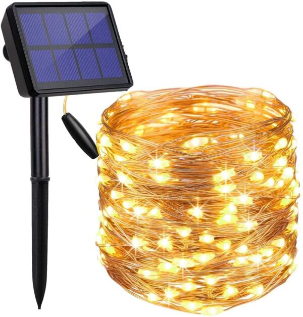 200 Waterproof LED Solar Fairy Light Outdoor with 8 Lighting Modes for Home Garden and Decoration