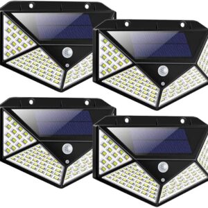 100 Waterproof LED Solar Fairy Light Outdoor with 8 Lighting Modes for Home Garden and Decoration (4 pack)