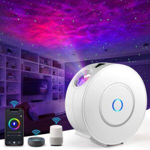 Star Projector Galaxy Light Bedroom connected with Alexa and Google Home