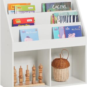 Kids Shelving Unit 3 Shelves 2 Compartments