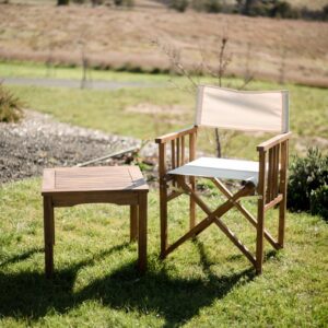 Director Chair and Side Table