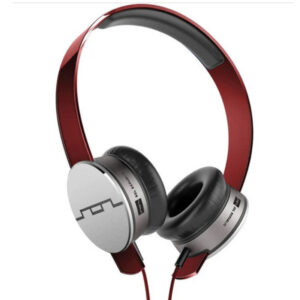 Tracks HD High Def V10 Headphones On Ear Wired Red