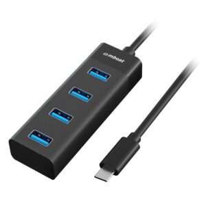 USB-C to 4-Port 3.0 Hub - Black