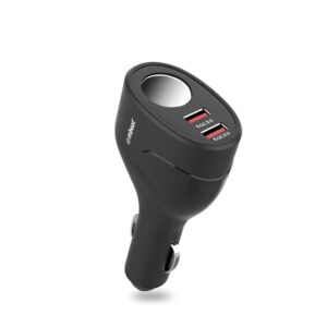 Gorilla Power Dual Port QC 3.0 Car Charger With Cigar Lighter Socket