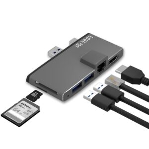 Edge Pro Multifunction USB- C Hub with LAN for  Surface Pro Gen 5/6