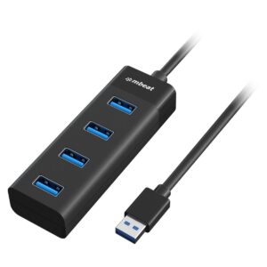 4-Port USB 3.0 Hub - Black