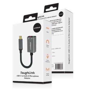 Elite USB-C to 3.5 Audio and Microphone Adapter - Space Grey