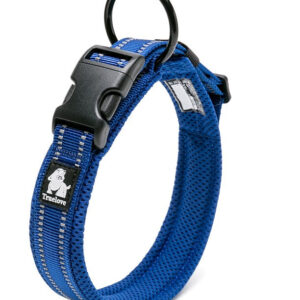 Heavy Duty Reflective Collar Blue S