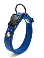 Heavy Duty Reflective Collar Blue L