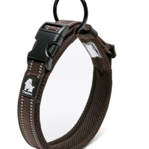 Heavy Duty Reflective Collar Brown 2XS